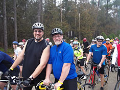 Humble Lions Club Bike Ride participants.