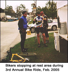 3rd Annual Bike Ride participants.